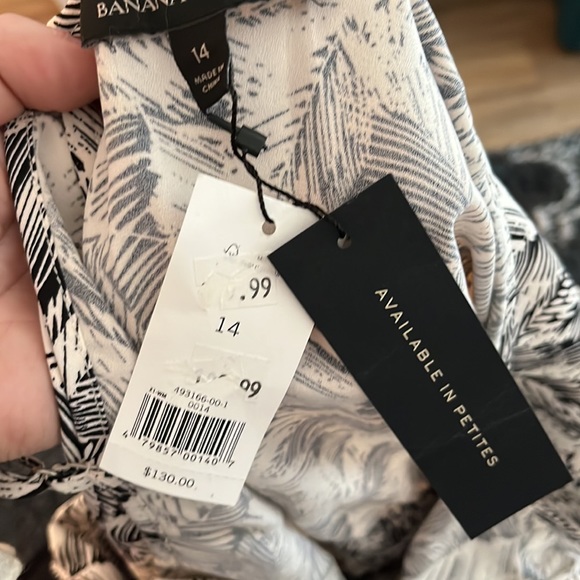 NWT Banana Republic palm leaf jumpsuit - Picture 11 of 14